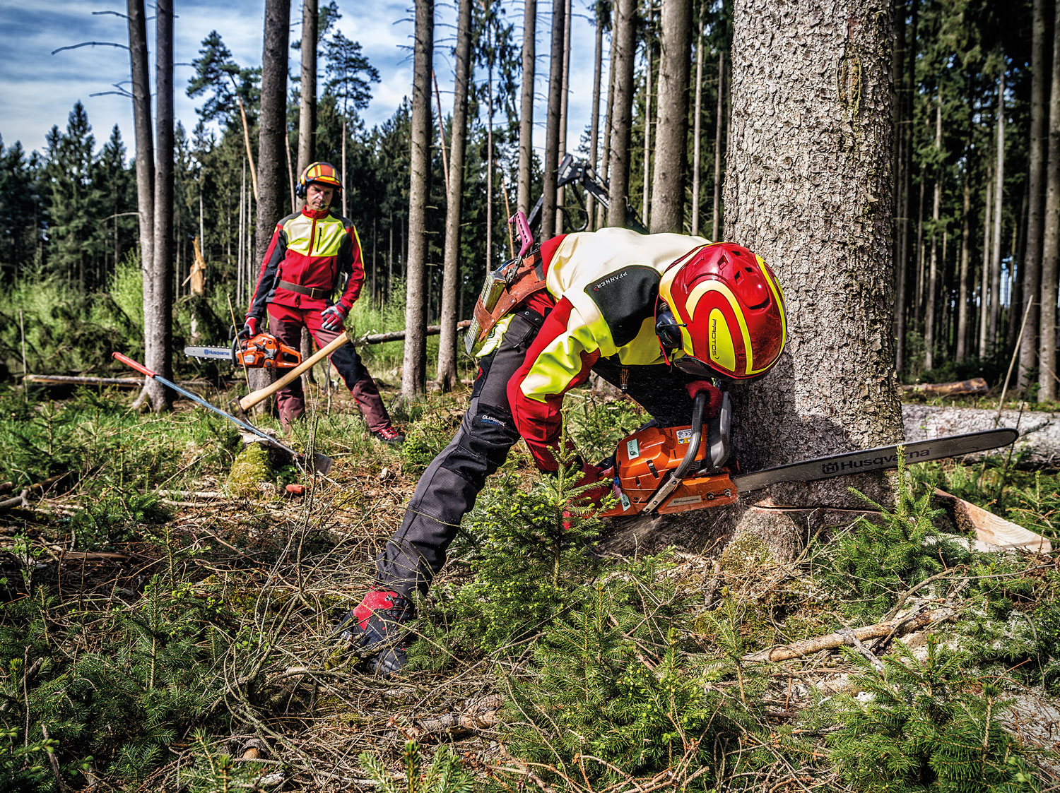 Forest Fighter Profi Typ C Schnittschutzhose Rundumschnittschutz Bundhose KWF Forest Fighter Profi Typ C Schnittschutzhose Rundumschnittschutz Bundhose KWF