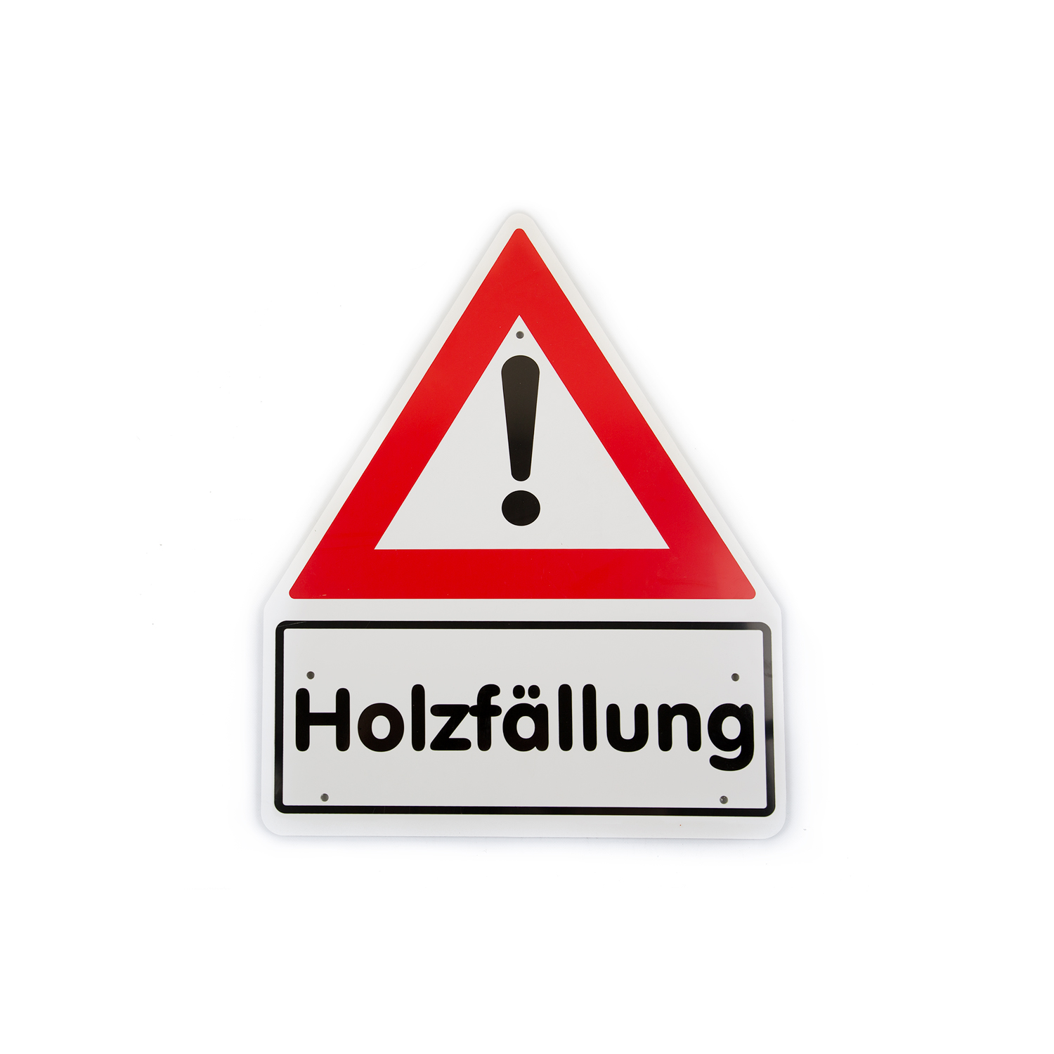 Schild Holzfällung