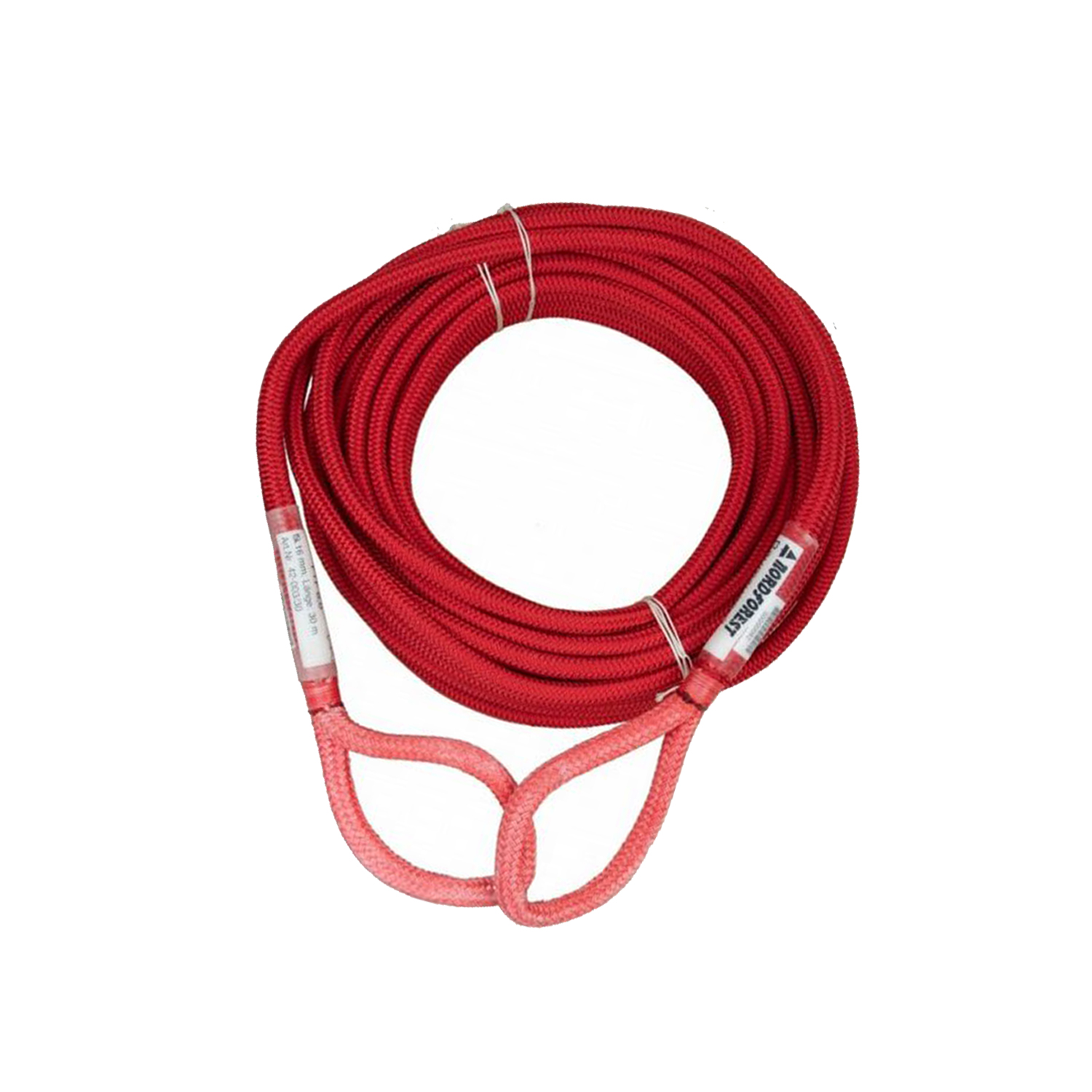 Baumzugseil 17 mm, Länge 12m, rot