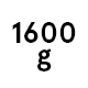 1600 g