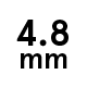 4.8 mm