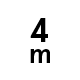 4.0 m