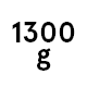 1300 g