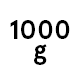 1000 g